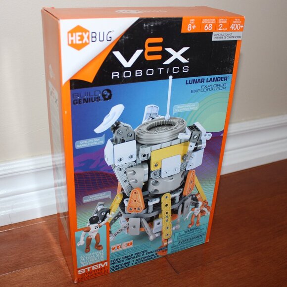 3/$55❤️HexBug Vex Robotics Lunar Lander Explorer 400+pcs Stem construction kit - Picture 1 of 4